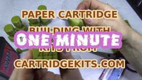 (ONE MINUTE) - How to Make Paper Cartridges - cartridgekits.com