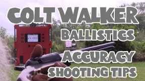 Colt Walker Ballistics, Precision, Shooting Tips