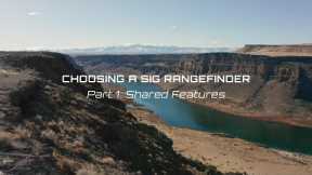SIG's Newest Rangefinders: The Features