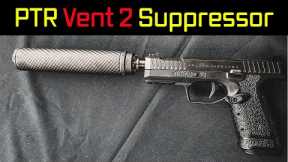 The future of Stealth: PTR's VENT 2 Suppressor-- SHOT Show 2024