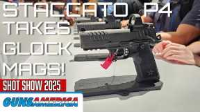 New Staccato P4 Takes Glock Mags -- SHOT Show 2025
